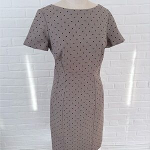 Brooks Brothers Black and Cream Mini Dress